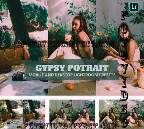 Gypsy Potrait Lightroom Presets Dekstop and Mobile
