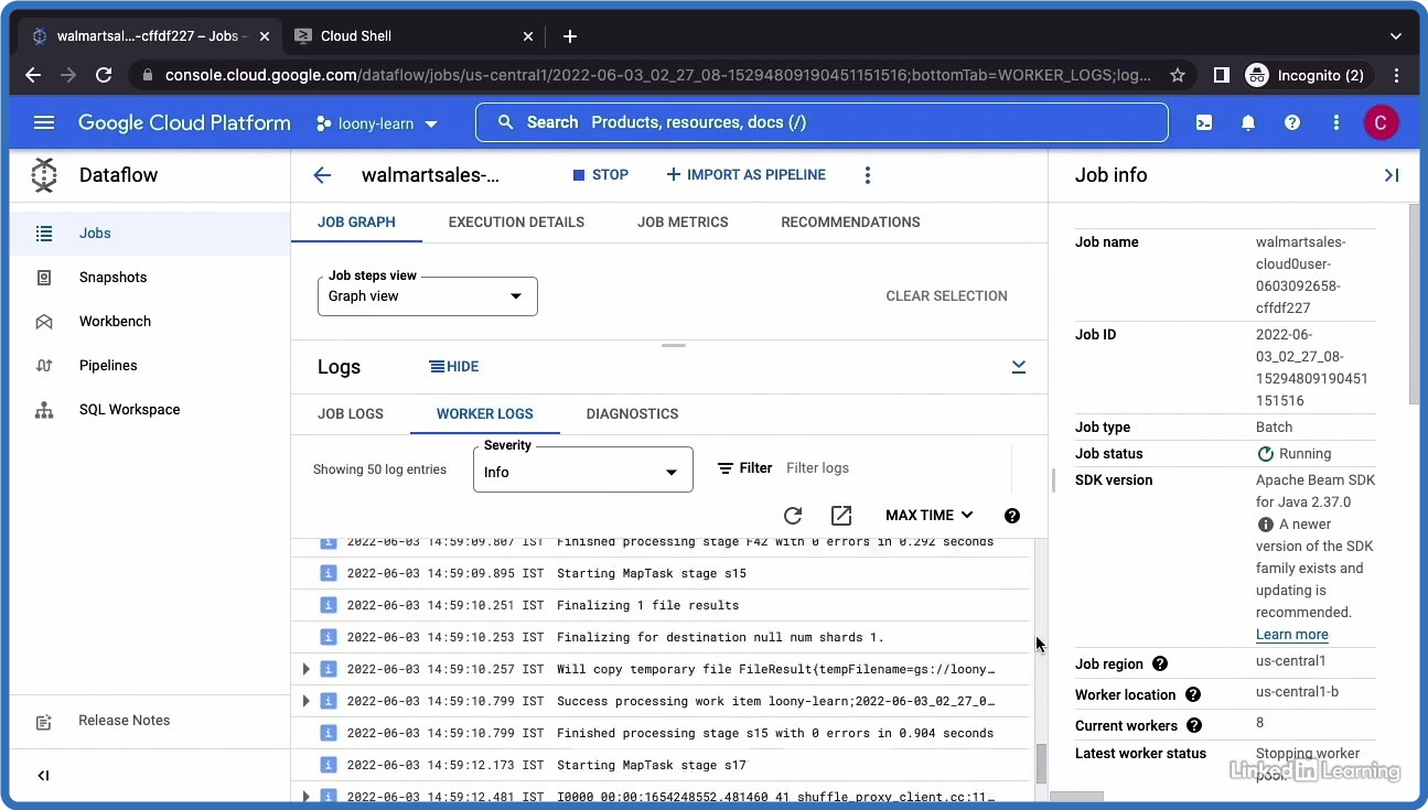 Linkedin Learning Learning Google Dataflow XQZT