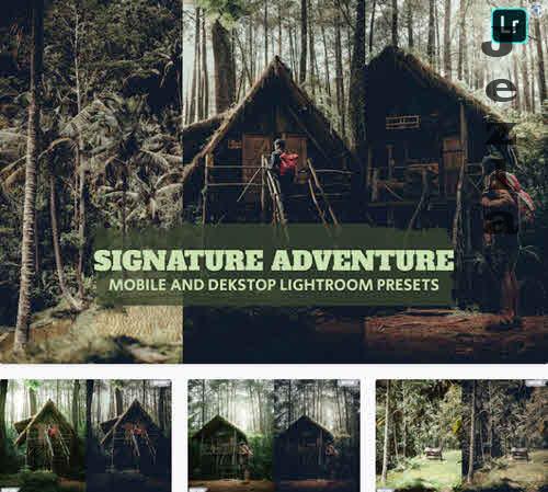 Signature Adventu Lightroom Presets Dekstop Mobile