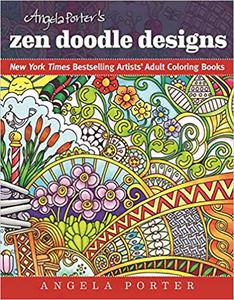 Angela Porter's Zen Doodle Designs New York Times Bestselling Artists' Adult Coloring Books