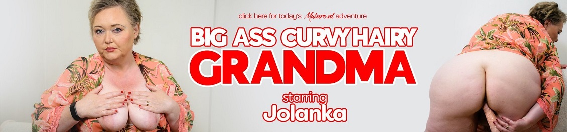 [Mature.nl] Jolanka (51) - When hairy and curvy grandma Jolanka shows off her big ass she gets horny for toys / 14531 [25-08-2022, Big ass, Hairy, Masturbation, Solo, Toys, 1080p]