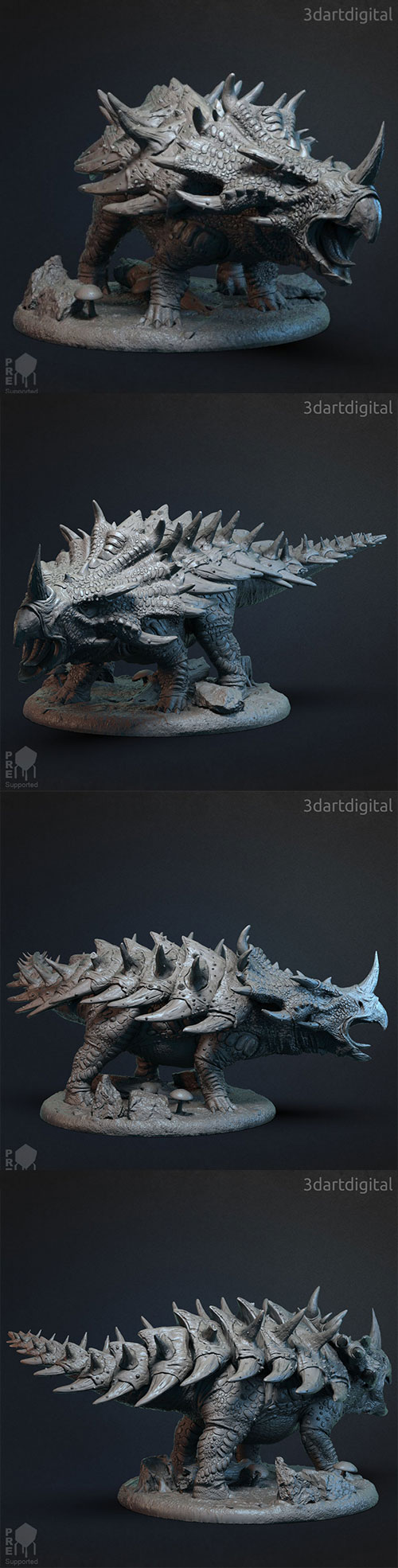 Wild Ceros 3D Print