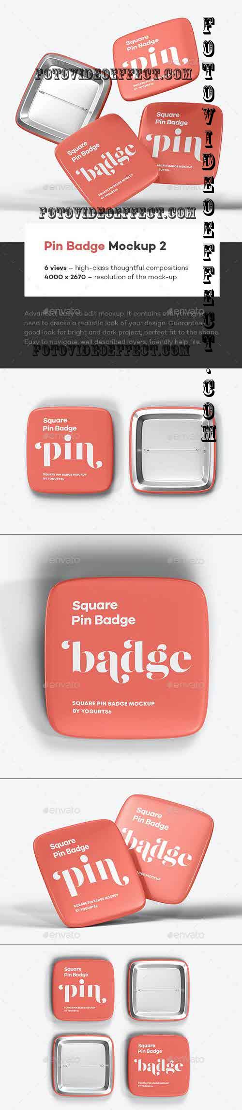 Pin Badge Mock-up 2 - 39082887