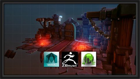 Model And Texture A Stylized Dungeon For Games