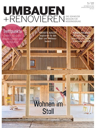 Umbauen + Renovieren Magazin Nr 05 September - Oktober 2022