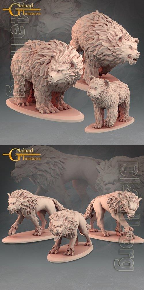 Into The Woods - Beasts 3D Print