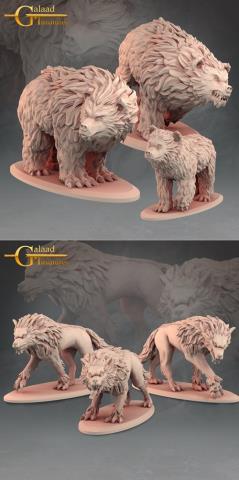 Into The Woods - Beasts 3D Print