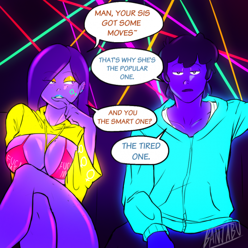 Banjabu - Neon Party (Gravity Falls) ENG ESP Porn Comic