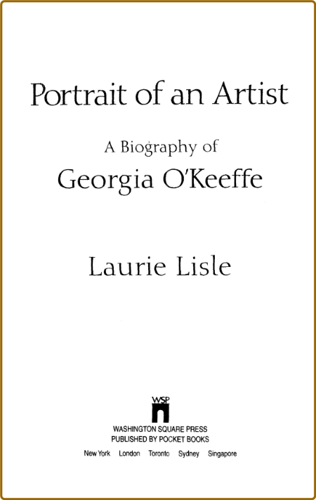 Portrait of an Artist by Laurie Lisle