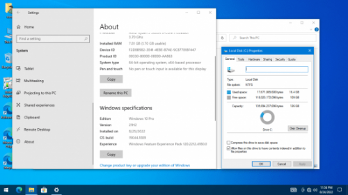 Windows 10 Pro 21H2 Build 19044.1889 x64 by KulHunter ESD 2022