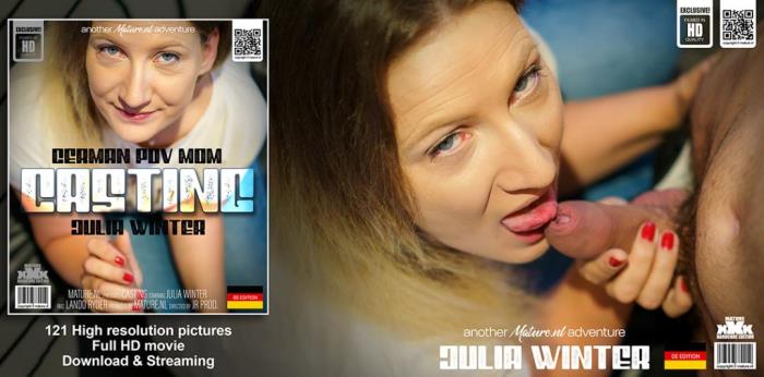 Julia Winter (EU) (36), Lando Ryder (29) - POV casting fucking and sucking with German mom Julia Winter [FullHD 1.30 GB]