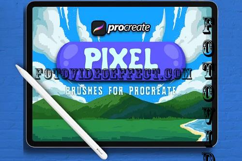 Dansdesign Pixel Brush Procreate #1
