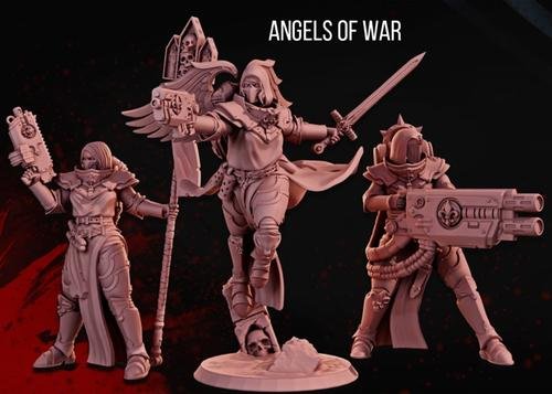 Angels of War 3D Print