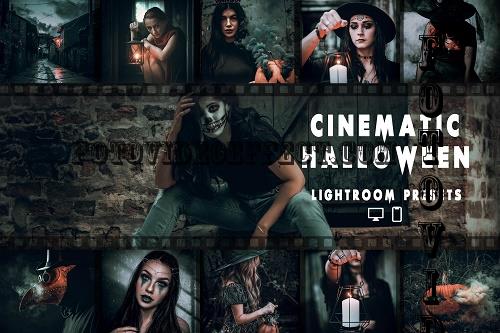 10 Cinematic Halloween Mobile & Desktop Lightroom Presets - 2134069
