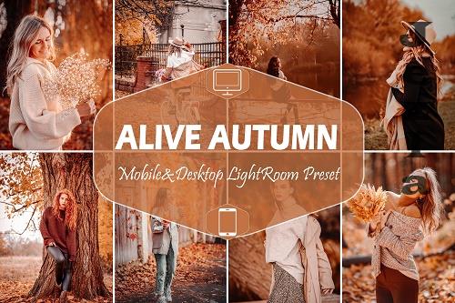 10 Alive Autumn Mobile & Desktop Lightroom Presets, Fall - 2134081