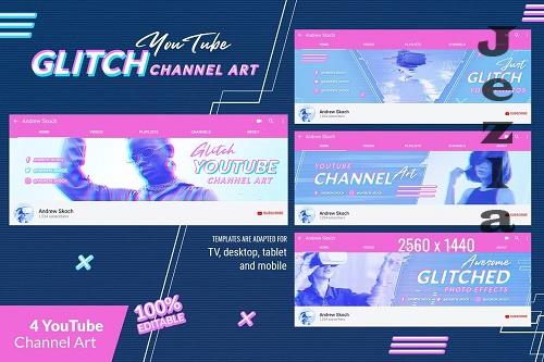 Glitch YouTube Channel Art - 7553608