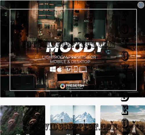 Dark & Moody Lightroom Presets Desktop & Mobile - RBGTN25