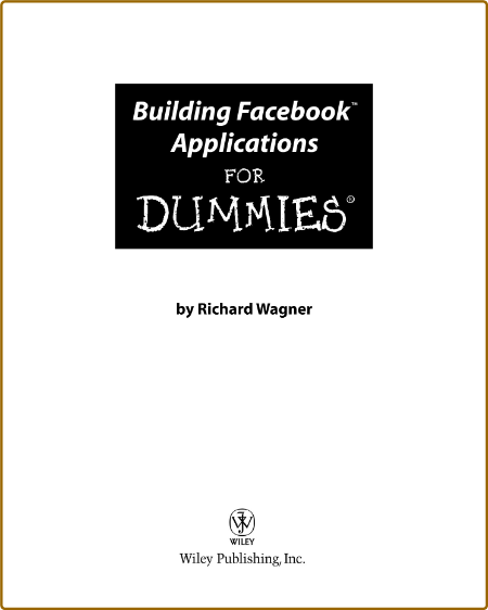 Building Facebook Applications for Dummies