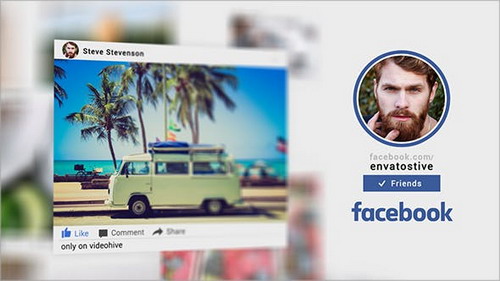 Facebook Promo 3D Gallery 19301839 - Project for After Effects (Videohive)