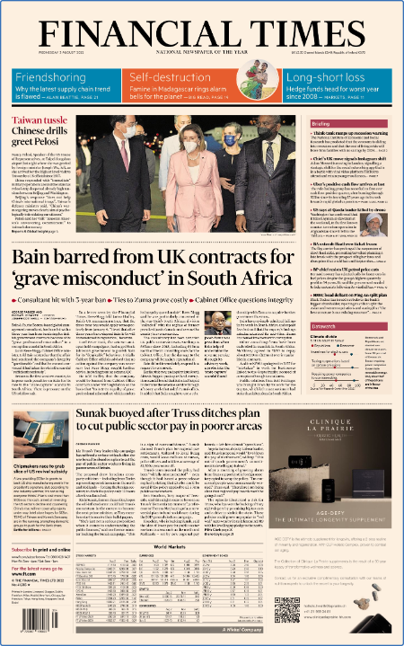 Financial Times UK - August 19, 2022