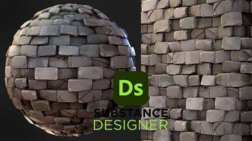 Artstation – Stylized Bricks – Substance 3D Designer