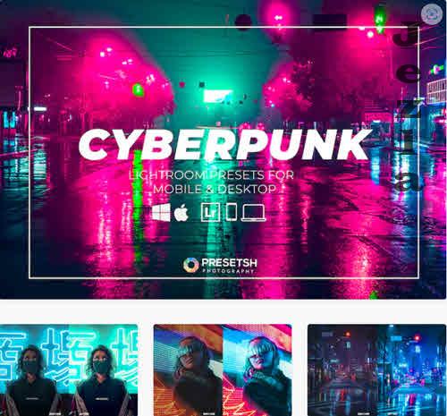 Cyberpunk Lightroom Presets & Mobile Presets