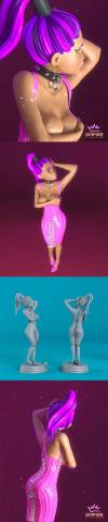 Sexy Corset Dress 3D Print