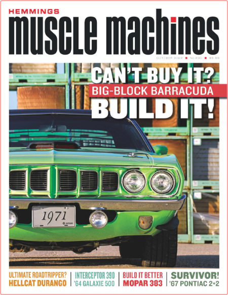 Hemmings Muscle Machines - October 2022 USA