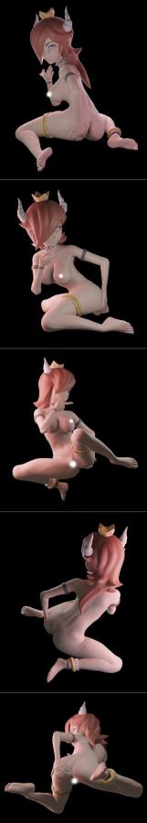Naked Princess Peach 3D Print