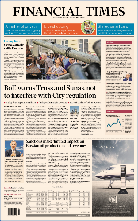 Financial Times UK - August 12, 2022