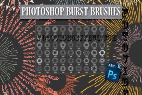 Photoshop Burst Brushes