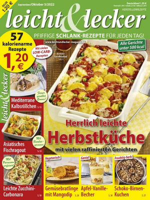 Leicht & Lecker Magazin Nr 05 September - Oktober 2022