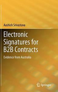 Electronic Signatures for B2B Contracts Evidence from Australia