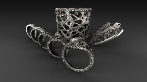 Jewelery Design In Zbrush 2018 - Complete Jewelery Course