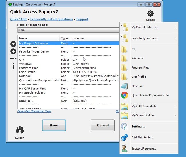 Quick Access Popup 11.5.8 Multilingual Dbc127816638d9e652c4ed4c520a74a7