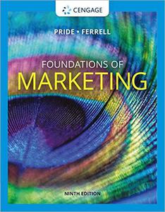 Foundations of Marketing, 9th Edition