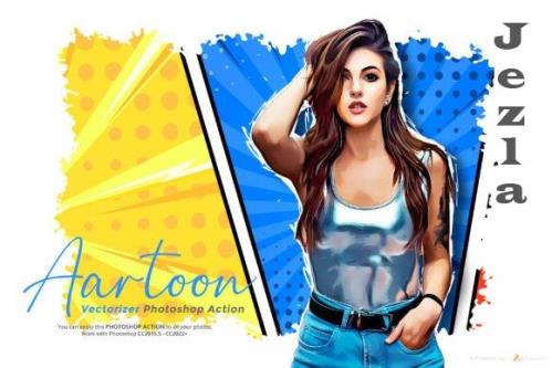 Aartoon - Vectorizer PS Action - 7092610