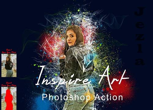 Inspire Art Photoshop Action - 7798100