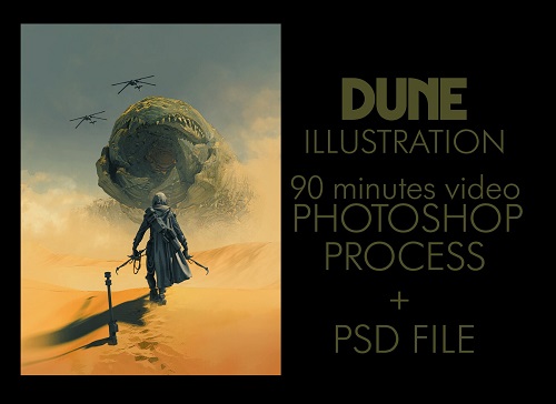 Dune Illustration Process Video