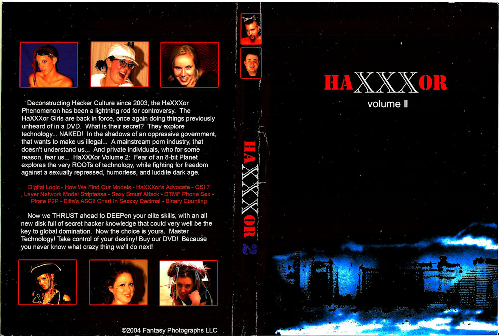 HaXXXor Vol. 2 - Fear of an 8-bit Planet / HaXXXили Том. 2 - Страх перед 8-битной планетой (2 Percent Crew, Fantasy Photographs) [2004 г., Solo, Fetish, DVDRip]
