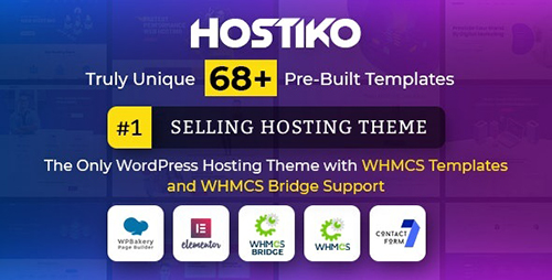 ThemeForest - Hostiko v60.0.0 - WordPress WHMCS Hosting Theme - 20786821 - NULLED