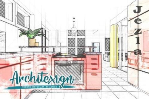 Architexign - Modern Sketch Art - 7073866