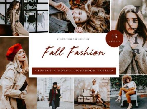 15 x Lightroom Presets, Fall Fashion - 6441077