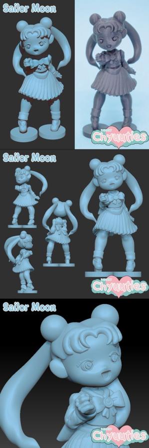 Sailor Moon 3D Print