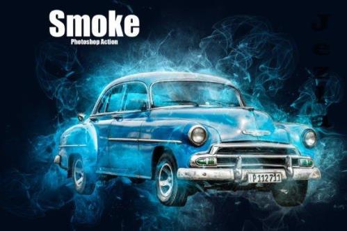 Smoke Photoshop Action - 6615031