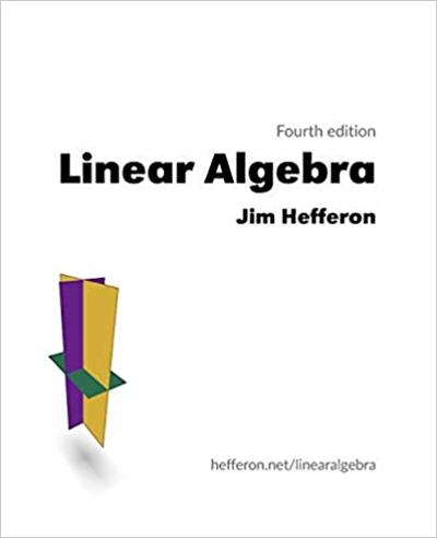 Linear Algebra by Jim Hefferon