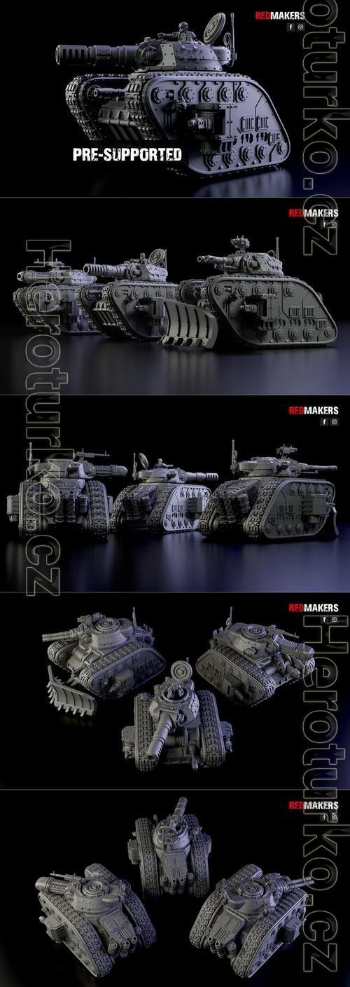 Legendary Battle Tank Imperial Force 3D Print