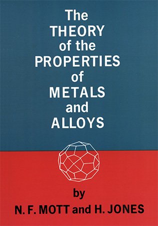 The Theory of the Properties of Metals and Alloys