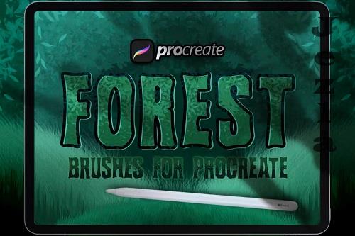 Dans Forest Brush For Procreate