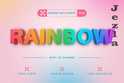 PSD Unicorn - Editable Text Effect - 7804141